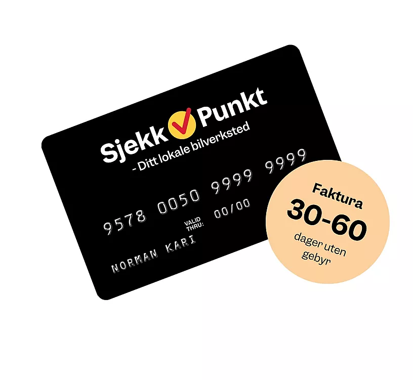 sjekkpunkt kreditt kort med 30-60 dager uten gebyr
